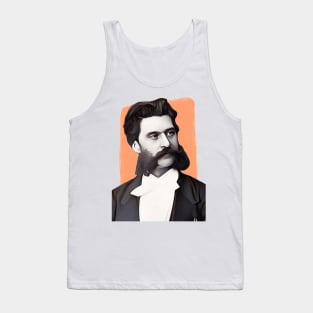 Austrian Composer Johann Strauss II illustration Tank Top